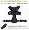 Cat Harness Leash for Walking, Escape Proof Soft Adjustable Easy Control Breathable Reflective Strips Jacket