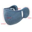 2 in 1 Winter Unisex Breathable Holes Mask Cold-Proof Thermal Mask Earmuffs Color Random