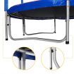 Genki Kids Trampoline Bounce Rebounder Jumping Rebounding Indoor Outdoor Safety Enclosure Basketball Hoop 60 Inch