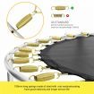Genki Kids Trampoline Bounce Rebounder Jumping Rebounding Indoor Outdoor Safety Enclosure Basketball Hoop 60 Inch