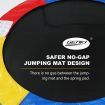 Genki Kids Trampoline Bounce Rebounder Jumping Rebounding Indoor Outdoor Safety Enclosure Basketball Hoop 60 Inch