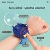 Remote Control for Watch Car, Mini Cartoon RC Watch 2.4G Long Distance Infrared Remote Control Sensing Model Car Toys (Blue, with Back Light)