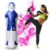 Inflatable Soccer Dummy Goalkeepr Air Mannequin Free Kick Defender Wall Football Practice Blue Color