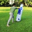 Inflatable Soccer Dummy Goalkeepr Air Mannequin Free Kick Defender Wall Football Practice Blue Color