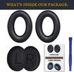 Professional Replacement Earpads Cushions for Bose Quiet Comfort 35(QC35) & Quiet Comfort 35 II(QC35ii) Headphones(Black)