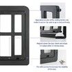 Magnetic Automatic Lock Lockable Pet Screen Door Dog Gate Way Pet Door for Screens 34cm x 44cm