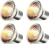 4-Pack 25W UVA+UVB Bulbs Heat and Light for Reptiles and Amphibian Tanks Terrariums and Cages