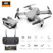 4K Dual cameras Pro WIFI FPV Drone With Wide Angle HD 1080P Camera Altitude Hold RC Foldable Quadcopter Drone Color Grey