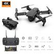 4K Dual cameras Pro WIFI FPV Drone With Wide Angle HD 1080P Camera Altitude Hold RC Foldable Quadcopter Drone Color Grey