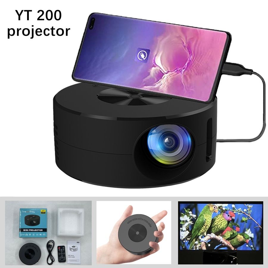 Newest Portable Household Projector Mini Mobile Phone Hd