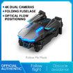 4K Drone With Dual Camera Hd Fpv Wifi Optical Flow Location Folding Quadcopter