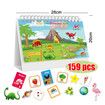 Busy Book for Toddlers,Preschool Learning Activity Binder Book, Educational Toys for Kids