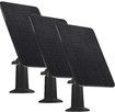 Solar Panel Compatible with Blink Outdoor & Blink XT2/XT Continuous Power Supply IP66 Weatherproof (3PACK Black)