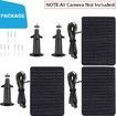 Solar Panel Compatible with Blink Outdoor & Blink XT2/XT Continuous Power Supply IP66 Weatherproof (3PACK Black)