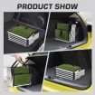 5 Steps Folding Dog Cat Pet Ramp Stairs Ladder for Car Aluminium Artificial Grass Surface
