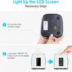 LED Study Desk Lamp with USB Charging Port, Display, Calendar and Color Night Light, Dimmable LED Table Lamp
