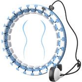 Hula Hoops for Adult Weight Loss, Smart Weighted Hoops for Adults and Kids, 24 Detachable No-Fall Knots