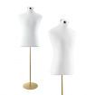 Male Mannequin Dressmakers Dummy Display Stand Manikin Torso Dress Form Metal Base 165-185cm White