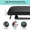 Melodic Piano Bench Hydraulic Lifting Keyboard Stand Stool Chair Height Adjustable Seat PU Leather Black