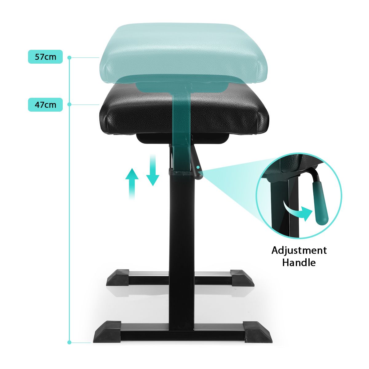 Melodic Piano Bench Hydraulic Lifting Keyboard Stand Stool Chair Height
