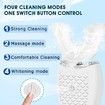 Electric Toothbrush Ultrasonic U Shape 360 Degree Cleaning Teeth Whitening Rechargeable IPX7 Waterproof Dental Care Tool Men Women Senior Elderly
