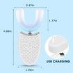 Electric Toothbrush Ultrasonic U Shape 360 Degree Cleaning Teeth Whitening Rechargeable IPX7 Waterproof Dental Care Tool Men Women Senior Elderly