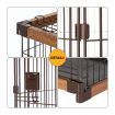 Petscene Large 5-Tier Cat Cage House Wire Pet Crate Rabbit Hutch Kennel Playpen with Hammock