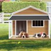 Petscene XXL Wooden Dog Kennel Puppy House Pet Home Shelter Indoor Outdoor