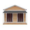 Petscene XXL Wooden Dog Kennel Pet House Puppy Home Shelter Indoor Outdoor Double Doors