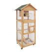 Petscene Pet Bird Cage Large Aviary Cockatiel House Budgie Parrot Pigeon Outdoor Indoor with Wheels