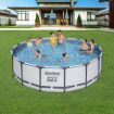 Bestway Above Ground Swimming Pool Portable Backyard Outdoor Pool Set with Filter Pump 4.88x1.22m