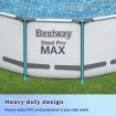 Bestway Above Ground Swimming Pool Portable Backyard Outdoor Pool Set with Filter Pump 4.88x1.22m