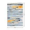 Large Area Rug Floor Mat Carpet Non Slip Living Room Bedroom Soft Velvet Abstract Style