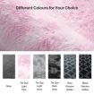 Large Fluffy Shaggy Rug Area Floor Mat Living Room Bedroom Carpet Light Pink 200x300CM