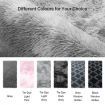 Fluffy Shaggy Area Rug Floor Mat Large Carpet Living Room Bedroom Light Grey