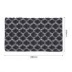 Fluffy Shaggy Floor Area Rug Large Mat Carpet Living Room Bedroom Grey Window Grilles