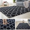 Large Shaggy Fluffy Area Rug Floor Mat Living Room Carpet Bedroom Nursery Anti Slip