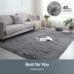 Shaggy Fluffy Area Rug Large Floor Mat Living Room Carpet Bedroom Grey 240X330CM