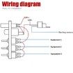 12V Ignition Switch Panel 5 in 1 Racing Car Engine Start Push Button LED Toggle for Racing Car Truck