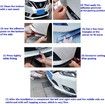 Front Lip ,HengJia Auto Parts 2.5m/8.2ft Car carbon fiber front lip (Carbon black)