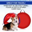 Petscene Dog Agility Equipment 5PC Set Obstacle Course Pet Training Kit Supplies Jump Hurdle Tunnel Poles Pause Box Carrying Bags