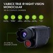 Digital Night Vision Monocular for 100% Darkness, 1080p Full HD Video for Hunting, Camping, Travel, Surveillance