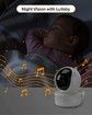 Baby Monitor with Remote Pan Tilt Zoom Infrared Night Vision,Temperature Display,Lullaby,Two Way Audio,960ft Range