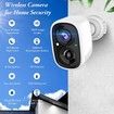 Wireless Outdoor Camera, Battery Powered Cameras for Home Security, 1080P Color Night Vision, AI Motion Detection