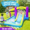 Doctor Dolphin Bounce House Waterslide for Kids Backyard Outdoor Pool with Slide Water Inflatable Park Gun Splash