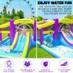 Doctor Dolphin Bounce House Waterslide for Kids Backyard Outdoor Pool with Slide Water Inflatable Park Gun Splash