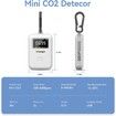 Mini CO2 Detector Air Quality Monitor Stylish Lightweight Portable CO2 Monitor for Indoor Use