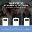 Mini CO2 Detector Air Quality Monitor Stylish Lightweight Portable CO2 Monitor for Indoor Use