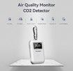 Mini CO2 Detector Air Quality Monitor Stylish Lightweight Portable CO2 Monitor for Indoor Use