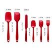 6Pcs Silicone Cooking Tools Set Non-Stick Cooking Spoon Heat-Resistant Cream Scraper Kitchen Tools